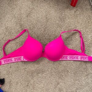 PINK Victoria's Secret Bright Pink Bra